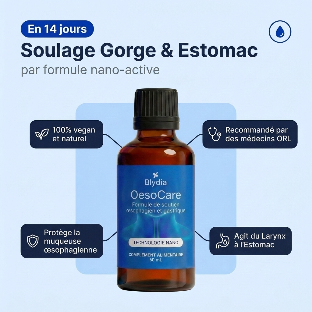 Complexe Nano-actif pour l'Oesophage et l'Estomac